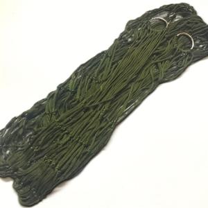 TEMU 아웃도어 장비 두꺼운 메시 캠핑 해먹, 나일론 로프가 있는 싱글 해먹, 나일론 로프 해먹, 메시 해먹