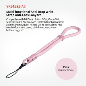 TEMU 이 제품은 휴대성을 위해 설계된 다용도 스포츠 카메라 손목 스트랩이며, 최대 500G까지의 무게를 지지할 수 있는 실리콘 충격 방지 행잉 로프가 특징입니다. Dji ACTION 6, Shadow Stone X5, GOPRO13과 호환됩니다.