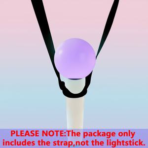 TEMU Kpop 라이트스틱 스트랩 크로스바디, 조절 가능한 라이트 스틱 스트랩, 낙하 방지 스트랩 벨트 보호 테이프 로프 스트링 케이블 스레드 분실 방지 테더 코드, K팝 팬을 위한 범용 라이트스틱 추가, 파티 게임 및 활동, 크리스마스에 적합