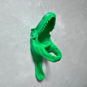 TEMU 1개 빈티지 공룡 모양 칫솔 홀더 - 단색 벽걸이 디자인, 창의적인 칫솔 보관 랙, 데일리 위생 액세서리, 독특한 장식, 딱 맞는 디자인, 홈 데코