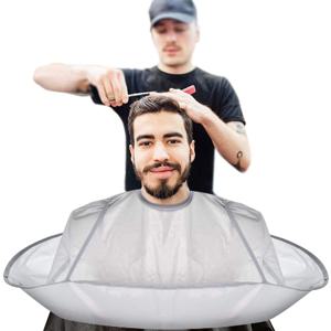 TEMU 성인용 우산 바버 케이프, 헤어 스타일리스트용 케이프, 털이 묻지 않음, 간편한 세척, 바버 살롱 및 홈 스타일리스트용 헤어드레싱 키트, 더 편리함
