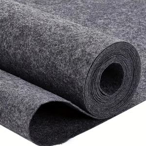 TEMU 1롤 폴리에스터 펠트 원단, 크리스마스용, 4가지 색상, 15.7인치x78.70인치, 두께 0.04인치, 연회색, 진회색, 카키, 그린 펠트 천, 직사각형 펠트 패드, DIY 공예 재료, 할로윈 공예용