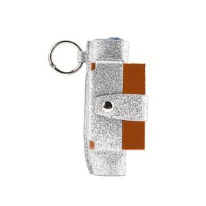 TEMU IQ4.0 6세대/7세대 ILU I ONE/llumone용 글리터 합성 가죽 휴대폰 케이스 - 광택 PU 쉘 겸 파우치, 