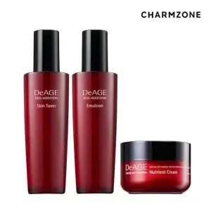 참존 디에이지 레드에디션 3종세트(스킨+에멀전+크림)