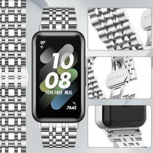 삼성 갤럭시 핏 3 스마트워치용 스테인리스 스틸 스트랩, 핏 3 금속 팔찌, 핏 3 시계 밴드 액세서리