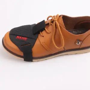 바이크 신발 보호대 기어 액세서리 밴드형 오토바이 신발 보호대 미끄럼 쉬프터 고무 용품 가드 변속 패드