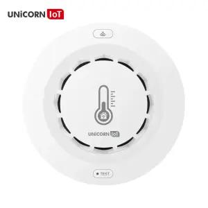 IOT 스마트 3 IN1 온도 습도 연기감지센서 경고 알람 WIFI방식 전용앱 TS-S3