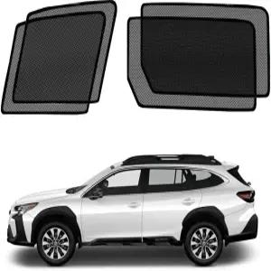 2020-2025년 스바루 아웃백을 위한 카 사이드 윈도우 선쉐이드 통기성 메시를 갖춘 프라이버시를 블로커