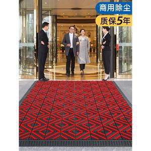 업소용 현관매트 베란다 미끄럼방지 브러쉬 바닥 그레이 75x120CM 블록 발판 대형