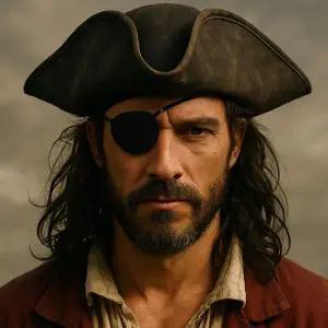 고급형 해적안대(블랙)