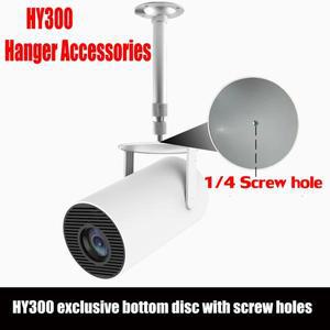 HY300 프로젝터 액세서리 천장 및 벽 스탠드 백라이트 브래킷 행거와 호환 가능 1/4 나사 구멍
