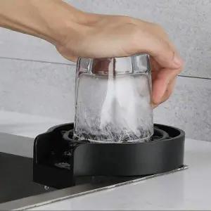 수도배관 연결자동 컵 고압세척기 블랙