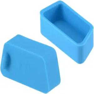 uxcell 10pcs VGA 포트 커버 실리콘 방진 보호 캡 DB9 파란색