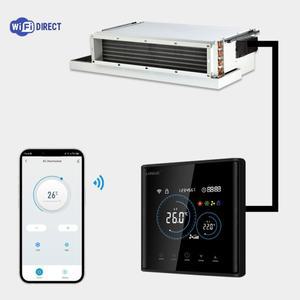 스마트 무선 팬 코일 온도 조절기 HVAC WiFi 디지털 실내 유닛용 모드버스 컨트롤러