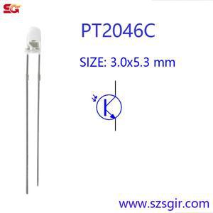 20개 3mm NPN 포토트랜지스터 PT2046C 포토센서 감광수신