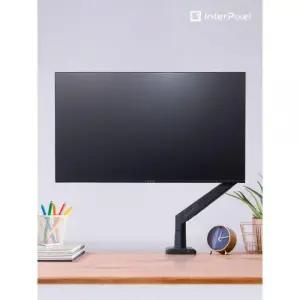 인터픽셀 모니터암 메탈 거치대 싱글 스탠드 높낮이조절