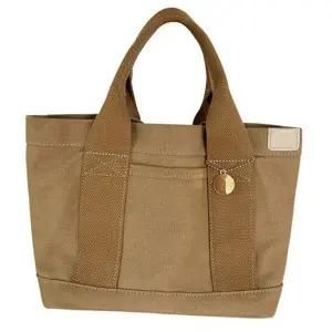 여성 토트 백 데일리 직장인 캐주얼 캔버스 토트 백 숄더 크로스 수납 도시락 휴대폰 텀블러 가방 내부