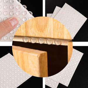 투명 실리콘 벽 보호대 문짝 스톱 머플러 보호 스티커 자체 접착 범프 쿠션 슬립 매트 64 개 100