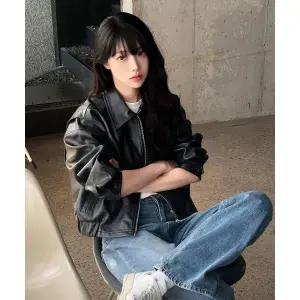 MIND BRIDGE WOMEN [W][COUTURE]레더블루종 - 2color MYJP6272 2065687