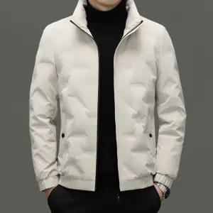 화이트 남사친 겨울 캐주얼 가을 패딩 오리털 점퍼 대기온 OP3