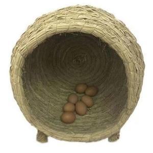 산란장 닭 알낳는집 볏짚 지푸라기 계란 새장 달걀