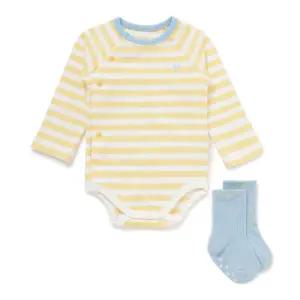 [롯데백화점]블루독베이비 YE젤리뱀부세트바디수트 46170-040-09 출산백일돌선물