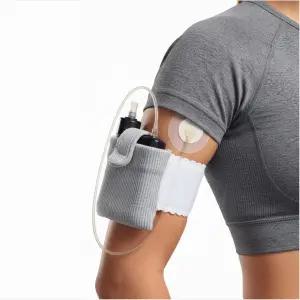 인슐린 펌프 홀더 암 벨트 - 보호 케이스 조절 가능 1Pc