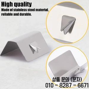 범용 자동차 창 바람/비 디플렉터 금속 피팅 클립 교체 스테인레스 스틸 클램프 액세서리