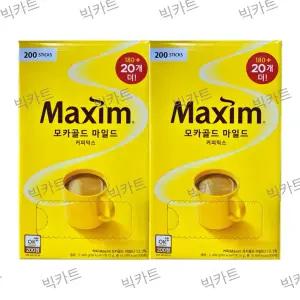 맥심 모카골드 마일드 커피믹스 400T 무료 택배