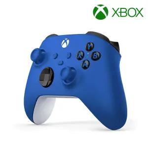 XBOX Series 블루투스 무선 컨트롤러 쇼크 블루 QAU-00006 엑스박스 엑박 블루투스 게임패드 스팀 조이스틱 조이패드 게임용 게임기