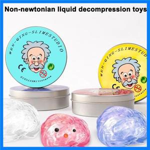 재사용 가능한 퍼티 액체 크리스탈 슬라임 장난감 세트 어린이 안전 점토 스트레스 해소 컬러 클레이 모양