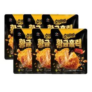 (e)CJ 고메 소바바 황금홀릭 순살치킨 240g x6개