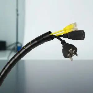 ( )전선 보호 튜브 배선 정리 케이블 2m 30mm 엉킴 방지 절연 덮개