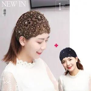 플로레센스 큐빅밴드비니2종