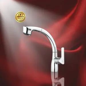 주방 국산싱크대수전 거위목수전 헤드 교체 크롬