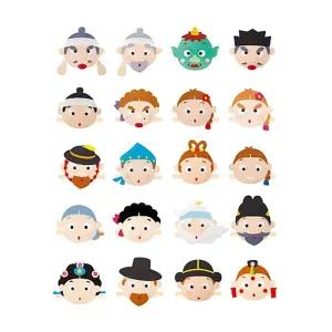 펠트교구 전래동화머리띠 20종/동화/이야기/역할/놀이/교육용/교구/부드러운/펠트지/가면/머리띠/캐릭터