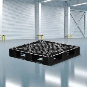 검정 수출용 파렛트1000x1000x120 6kg 깔판 바닥 창고