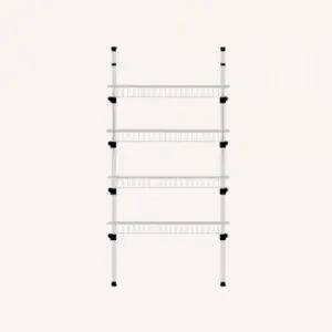 행거정리대 철바구니 수납식 선반 정리대 604