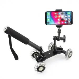 각도 조절 핸드폰 슬라이더 레일 카 영상 무빙 촬영 거치대