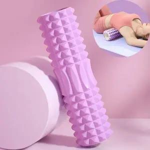 PVC 홈트 폼롤러 스트레칭 등 허리 근육 풀기 폼롤러 스트레칭