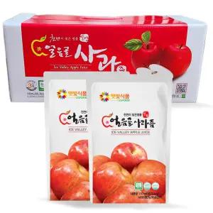 햇빛식품 밀양 얼음골 사과즙 30팩 2박스 HACCP인증