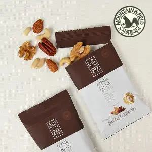 [산과들에]순수다움 100봉 하루견과 견과류