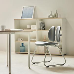 듀오백 D-043W 플러스 공부용 대학생 집중력 독서실 의자