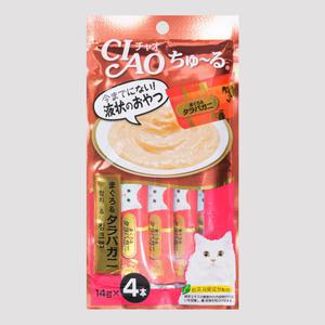 이나바 챠오 츄르 참치킹크랩 4P (SC-108)