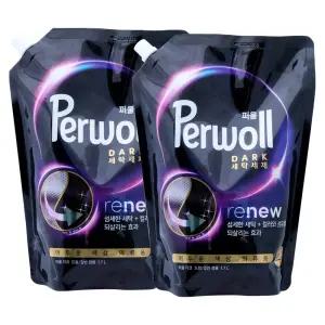 퍼울 다크 세탁세제 리필 1.7L 2개