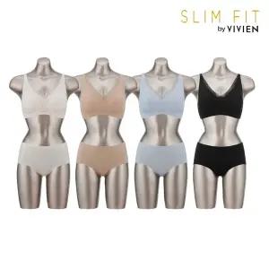 슬림핏 에어홀 프리컷 노와이어 여성속옷세트 8종