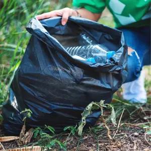 식당 호텔 분리수거용 침구보관 대용량봉투 76x94 40매 검정 물건담는 약국