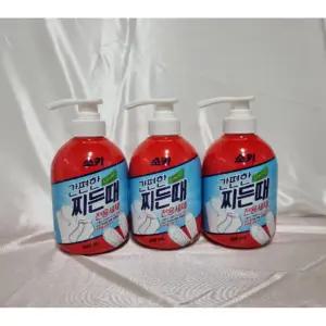 소키 찌든때 전용세제 리퀴드 500ml 3개입 무궁화/옷깃/가루/다목적/분말/얼룩/제거/셔츠/세탁제/표백제