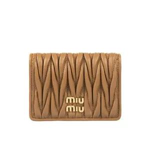 [로로모다]  마테라쎄 나파 가죽 여성 카드지갑 / 5MC103-AFPP-F098L