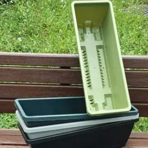 긴사각화분 PP재질 L 텃밭화분 빈티지화분 심플한화분 깔끔한화분